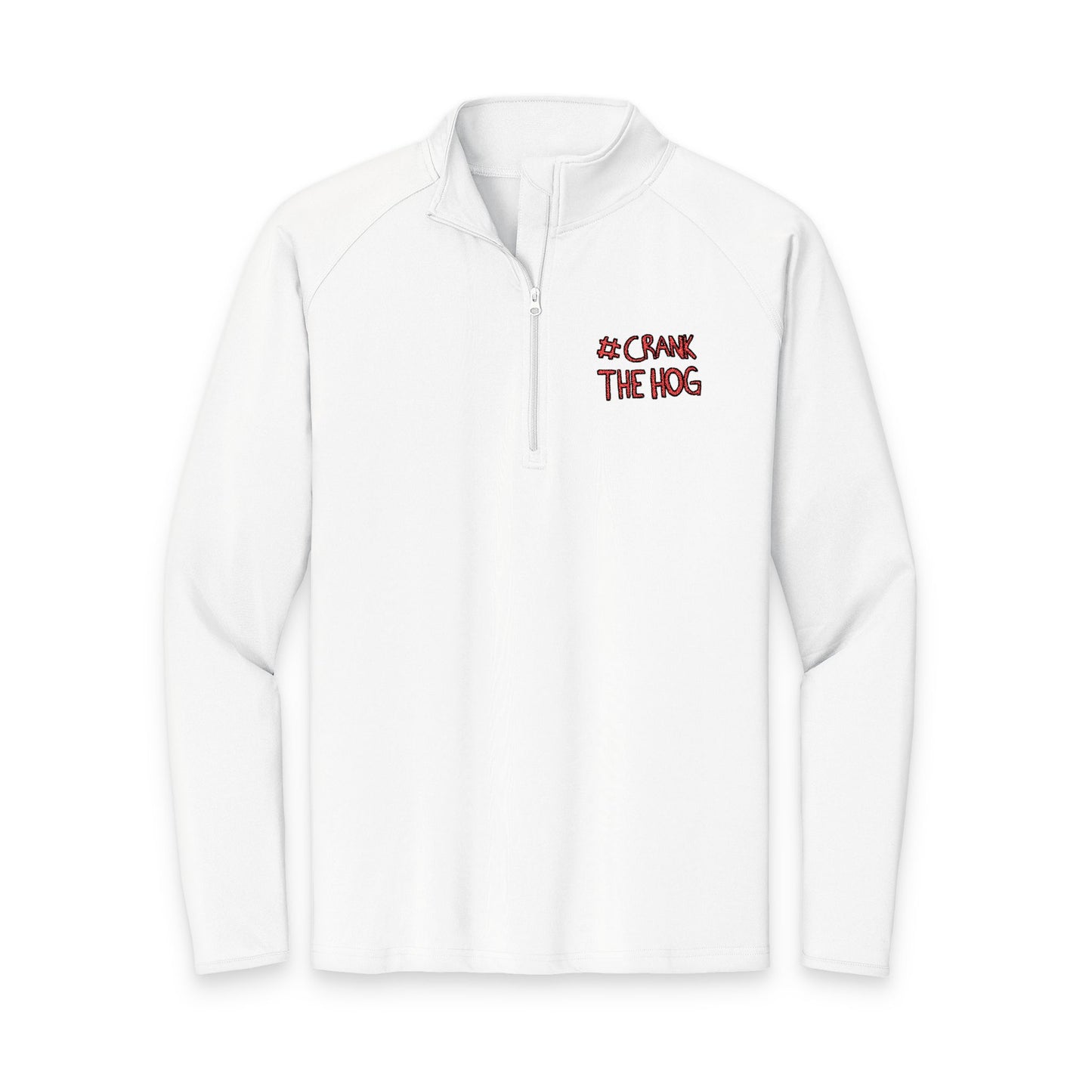 Crank The Hog Men's Sport-Wick® Stretch Quarter-Zip Pullover (Embroidery)