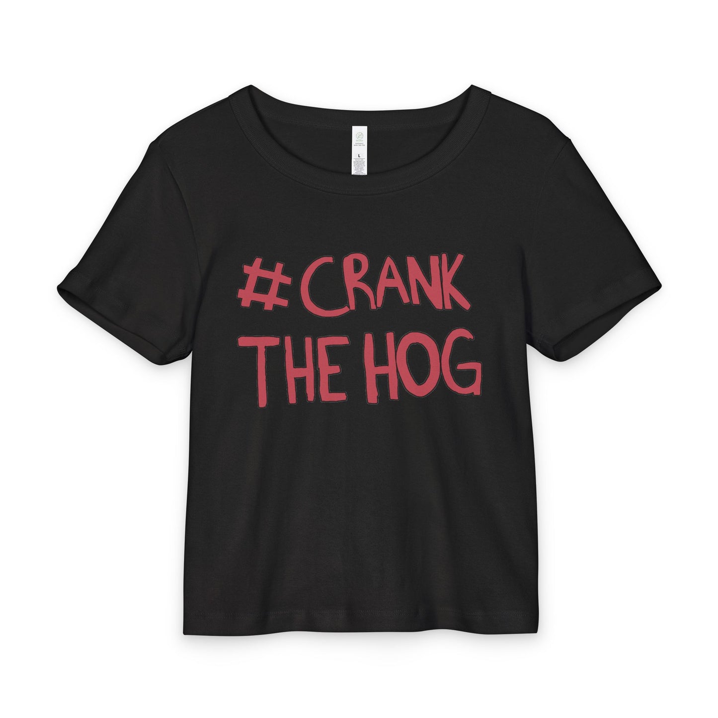 Crank The Hog Organic Rib Baby Tee