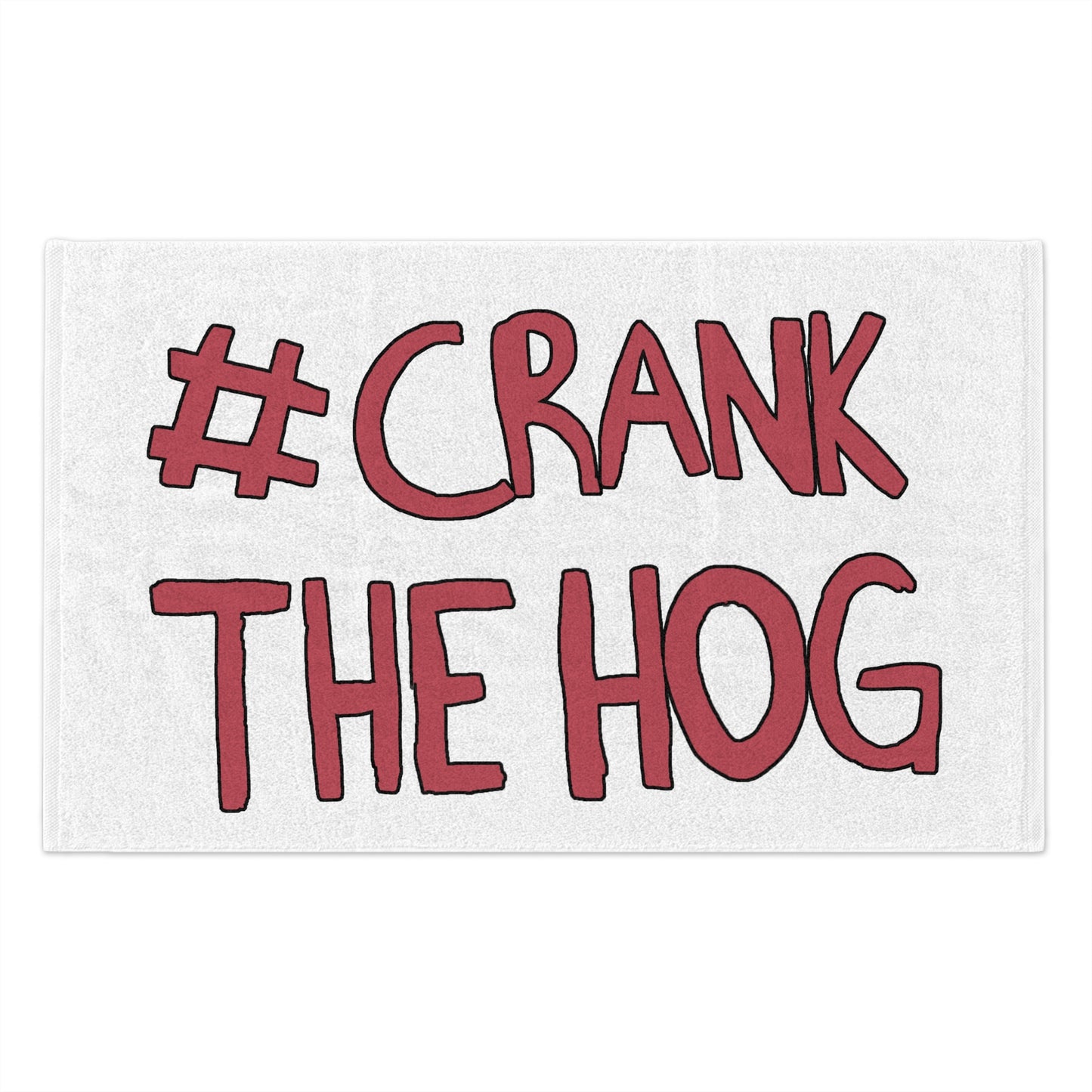 Crank The Hog Rally Towel, 11x18