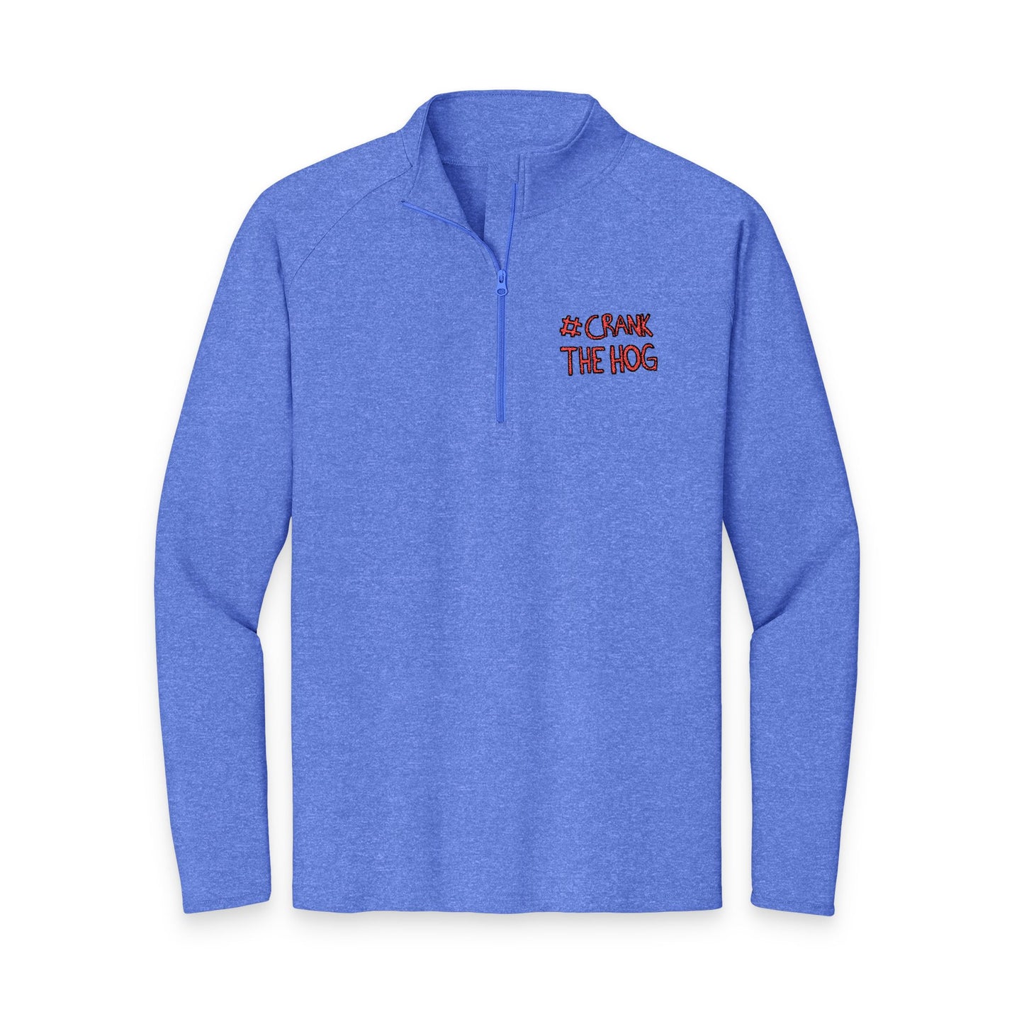 Crank The Hog Men's Sport-Wick® Stretch Quarter-Zip Pullover (Embroidery)