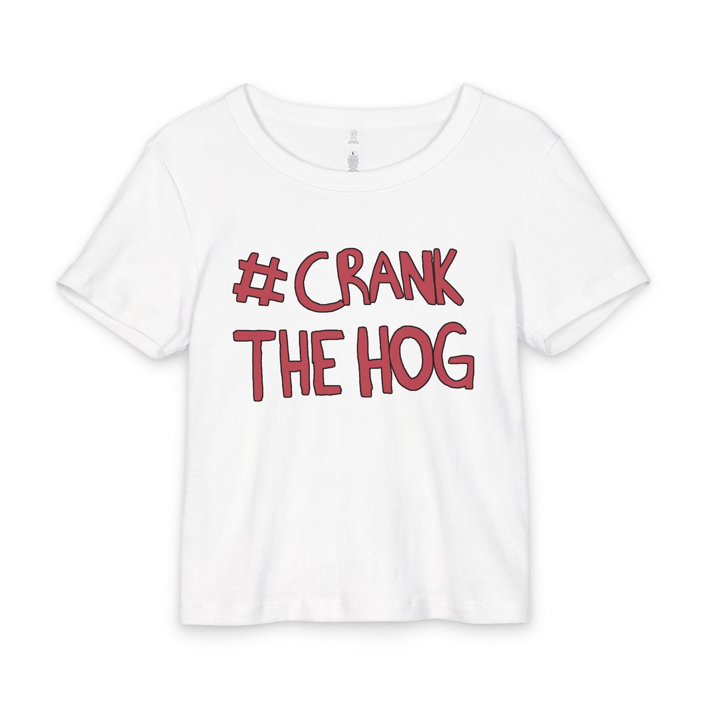 Crank The Hog Organic Rib Baby Tee
