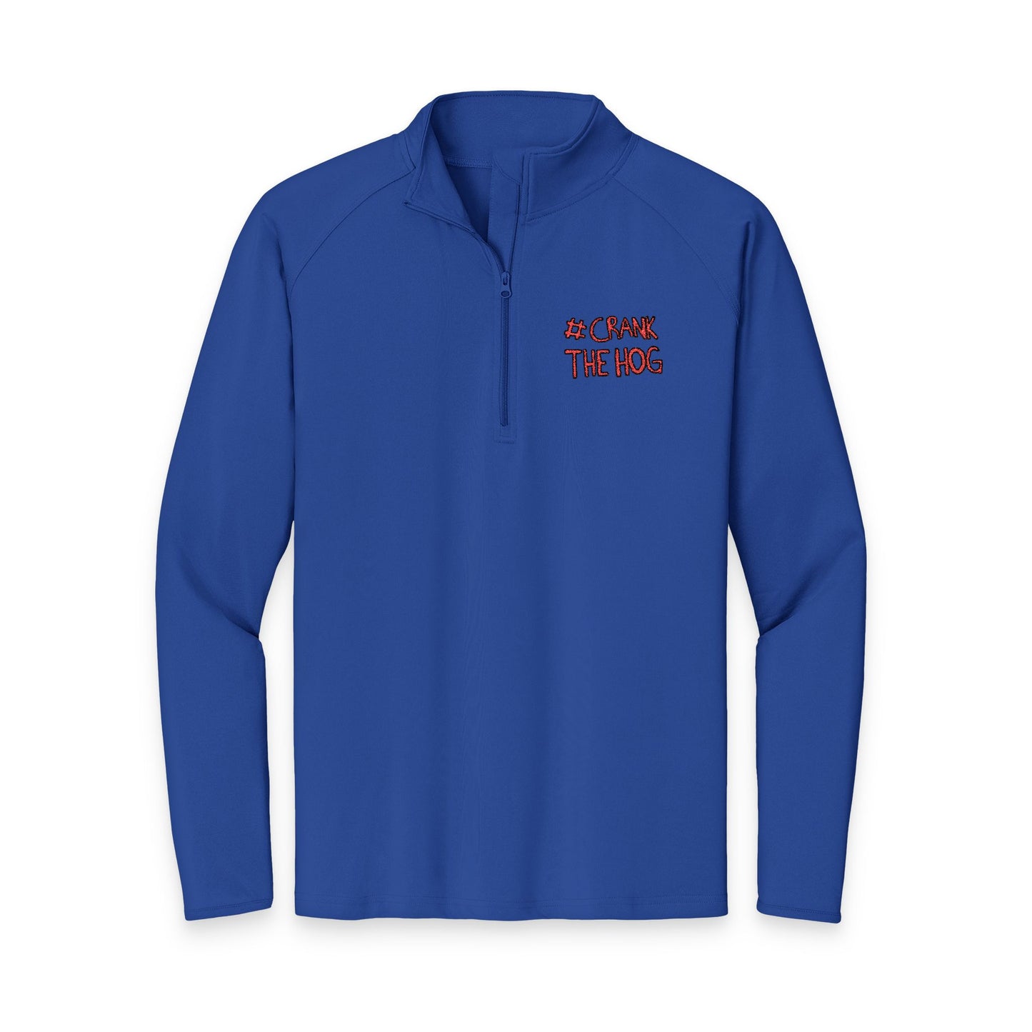 Crank The Hog Men's Sport-Wick® Stretch Quarter-Zip Pullover (Embroidery)